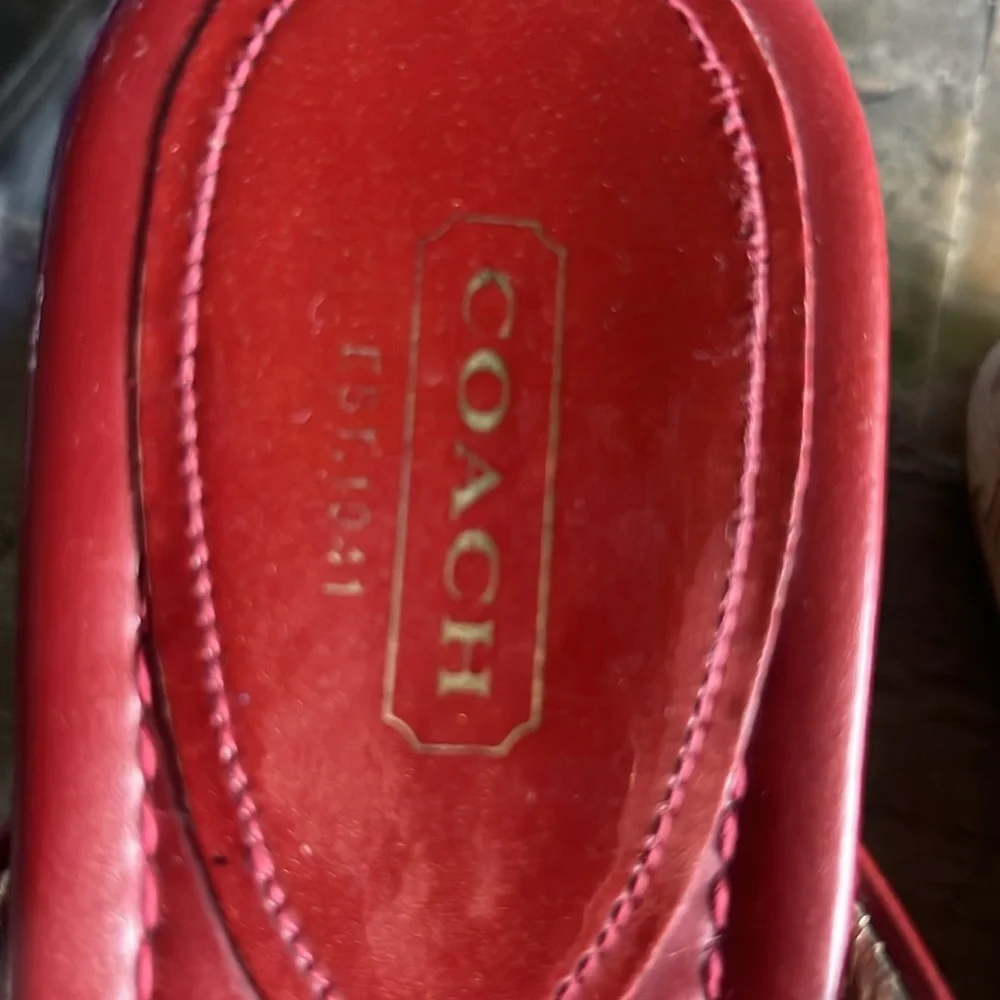 Coach red wedges - Picture 4 of 9